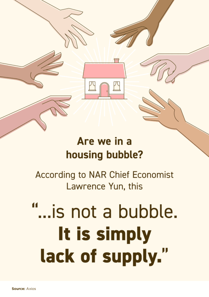 This Isn’t a Bubble. It’s Simply Lack of Supply. [INFOGRAPHIC]