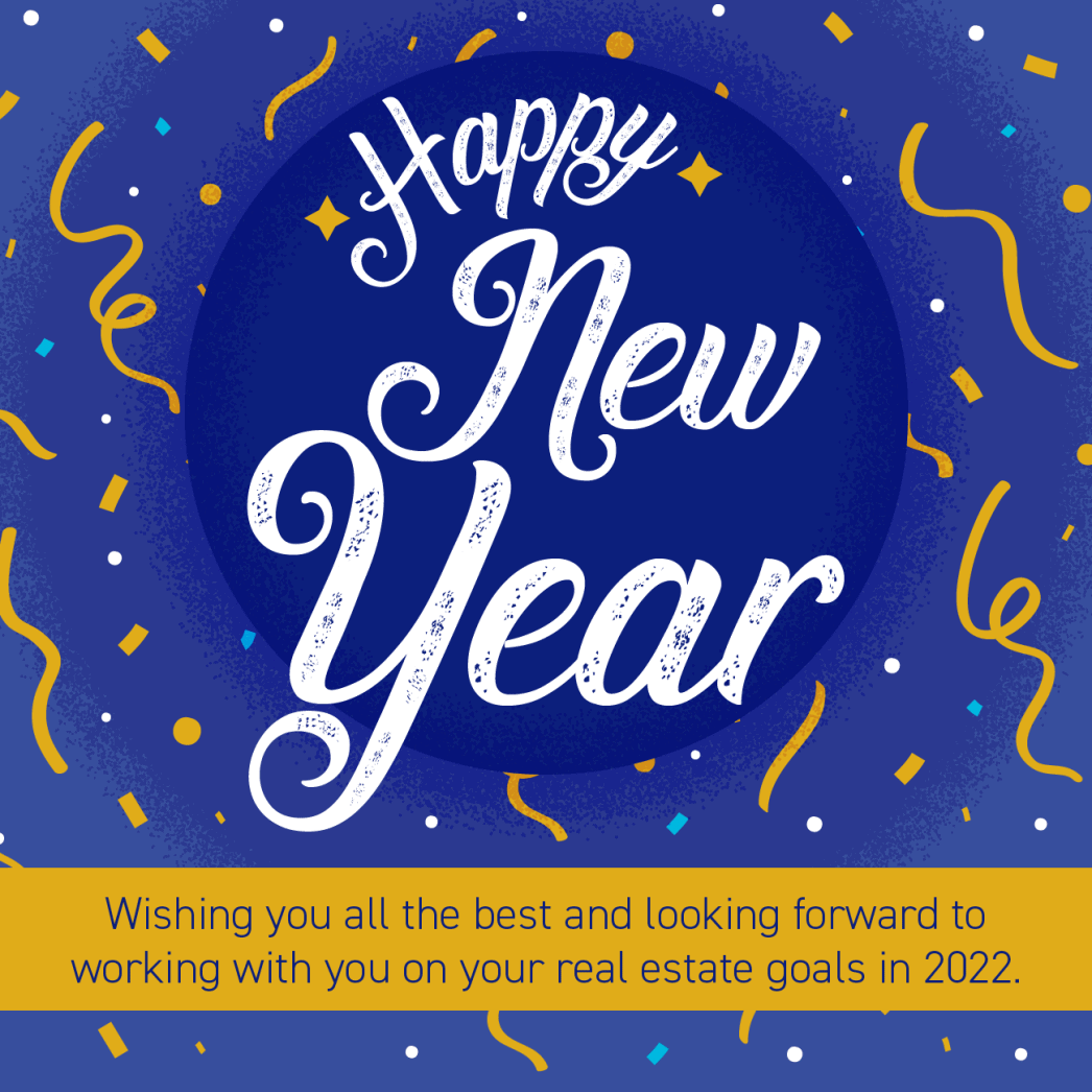 Happy New Year! Here’s to a Wonderful 2022!