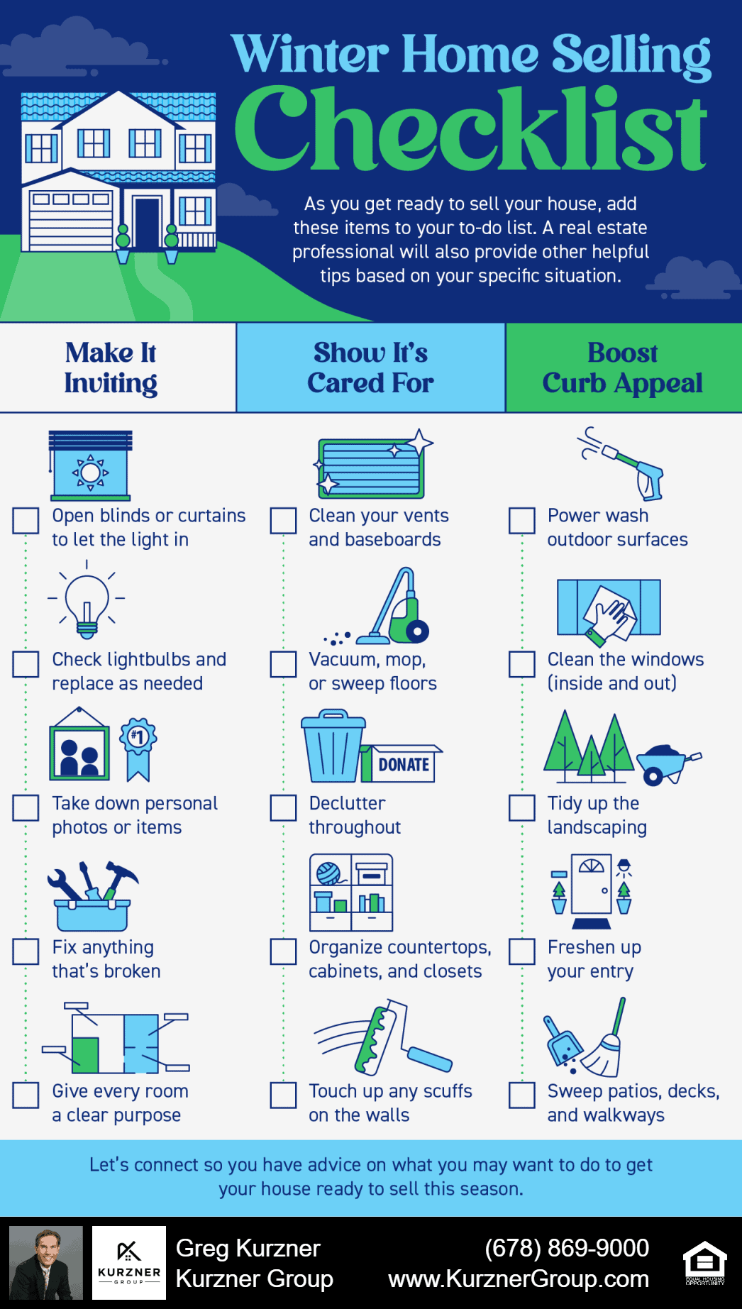 20221202 blog infographic winter home selling checklist