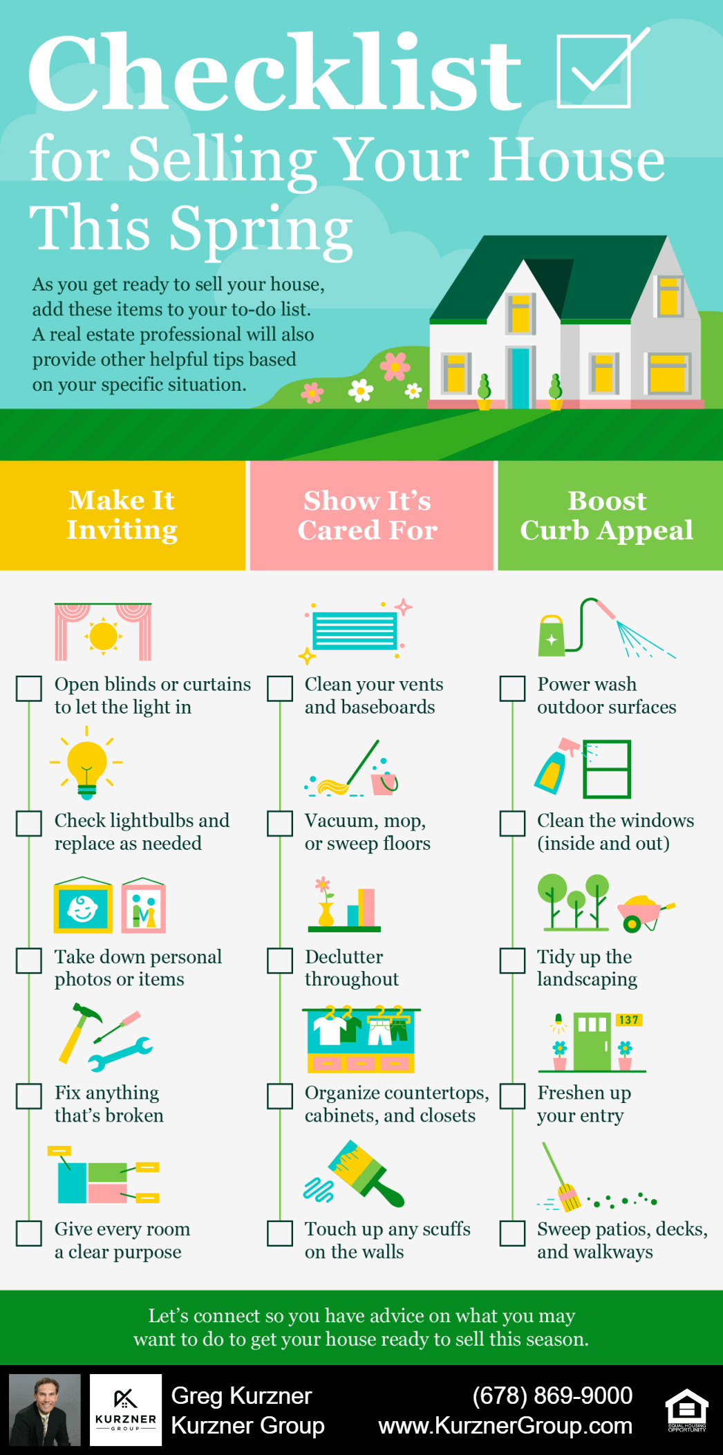 Checklist for Selling Your House This Spring [INFOGRAPHIC]